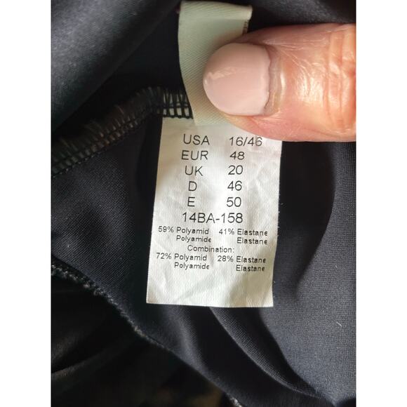 Gottex Leopard Print Surplice One Piece V-Neck Leopard Print Swimsuit 16 - Picture 5 of 7